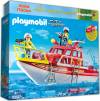 Playmobil Candle Fire Rescue Boat 70147